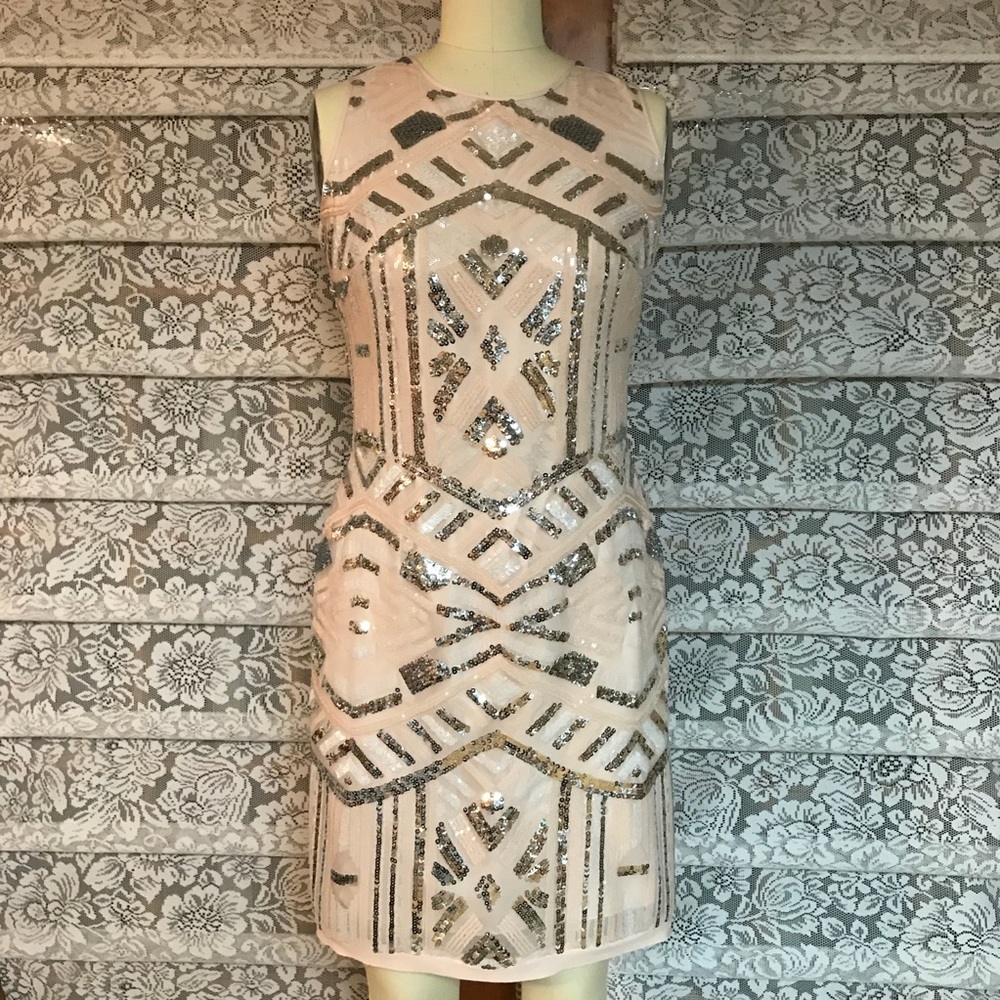Vince Camuto Gatsby flapper style cocktail dress